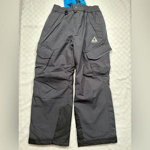 - BOYS PERFORMANCE SNOW PANT WITH REMOVABLE SUSPENDERS